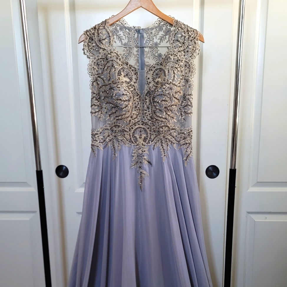 Juliet Classic Light Blue Prom Dress, Xl